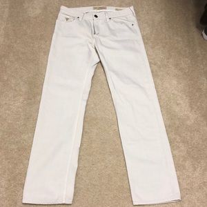 Guess Lincoln Slim Straight Off White Jeans